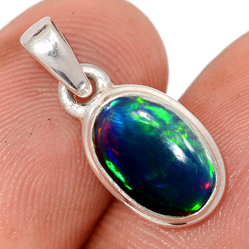 0.8" Chalama Black Opal Pendants - CBOP625