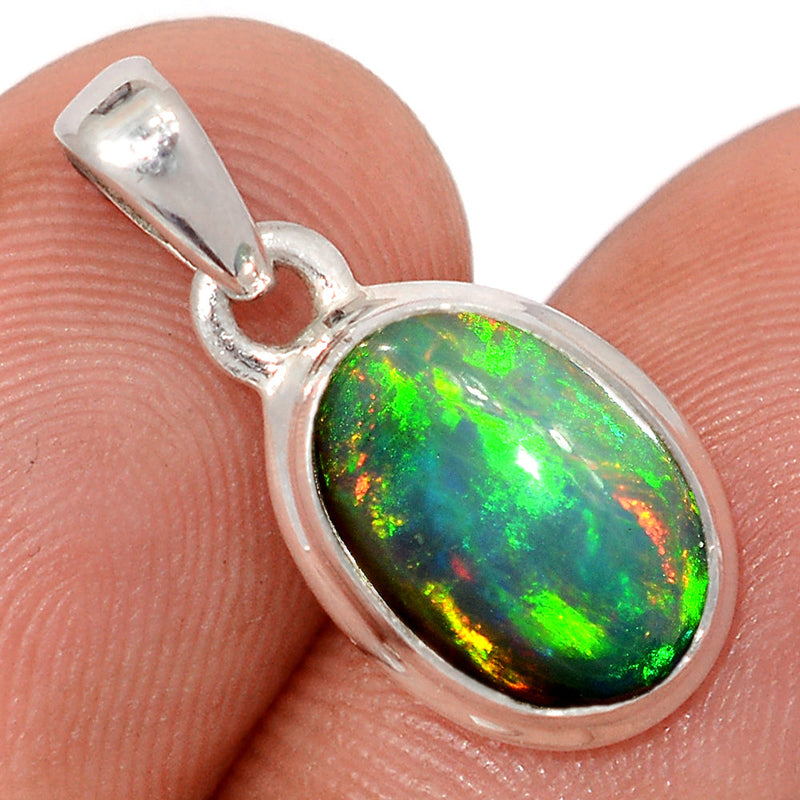 0.8" Chalama Black Opal Pendants - CBOP627
