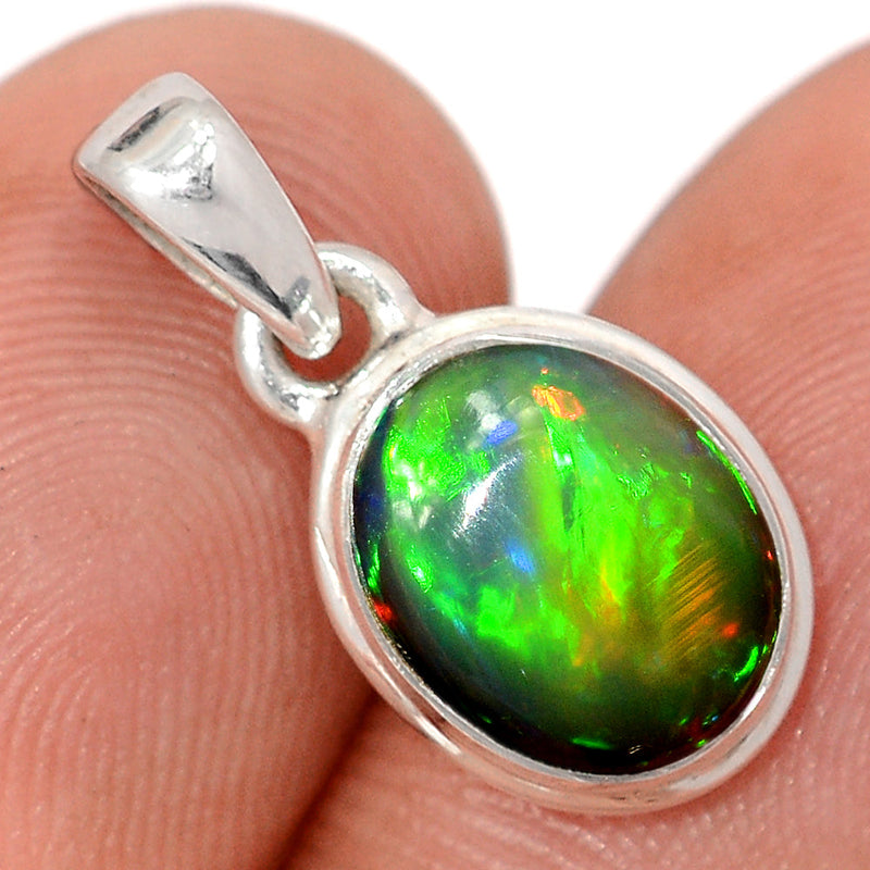 0.8" Chalama Black Opal Pendants - CBOP630