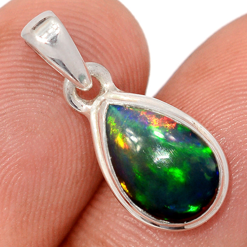 0.8" Chalama Black Opal Pendants - CBOP632