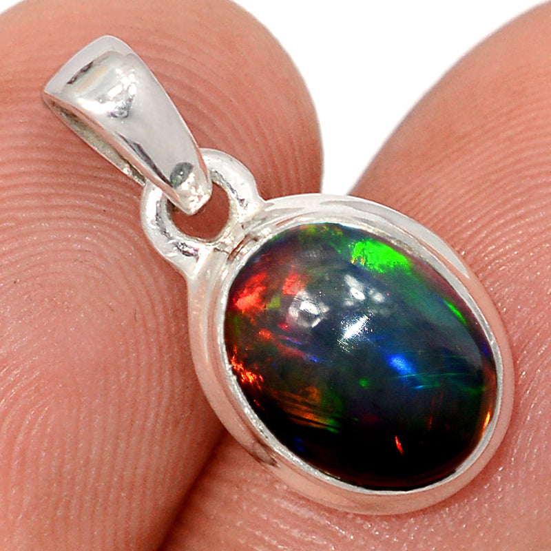 0.7" Chalama Black Opal Pendants - CBOP633