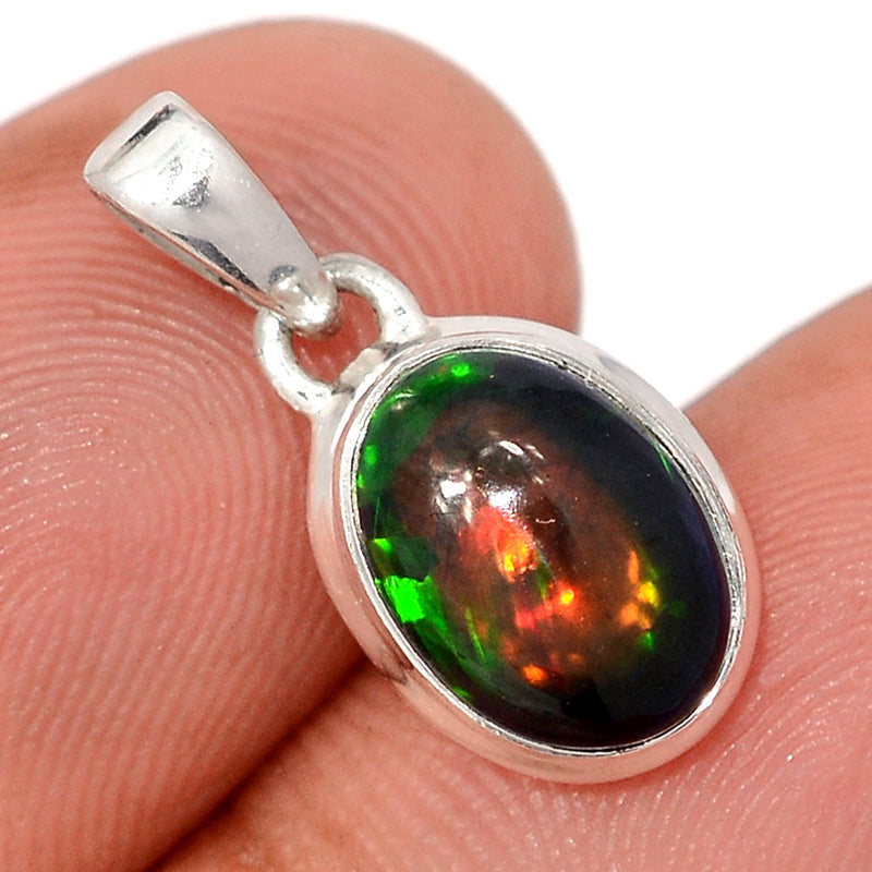 0.7" Chalama Black Opal Pendants - CBOP671