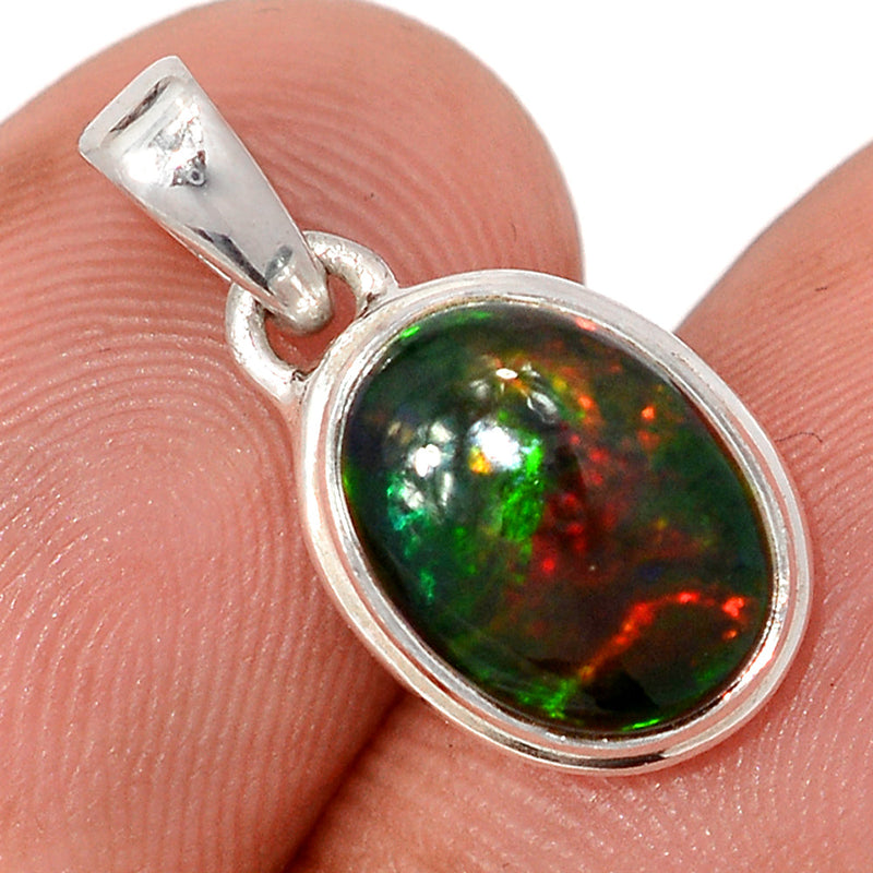0.7" Chalama Black Opal Pendants - CBOP674