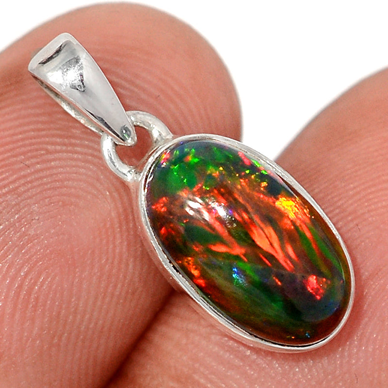 0.8" Chalama Black Opal Pendants - CBOP676