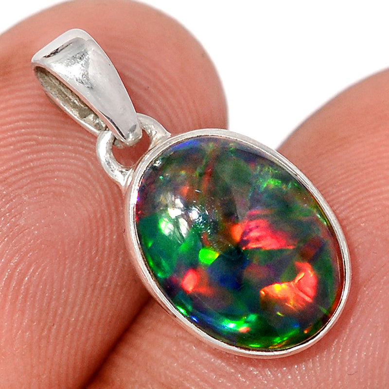 0.8" Chalama Black Opal Pendants - CBOP678