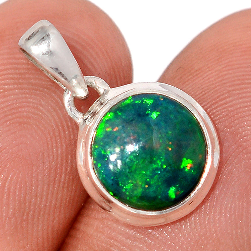 0.7" Chalama Black Opal Pendants - CBOP681