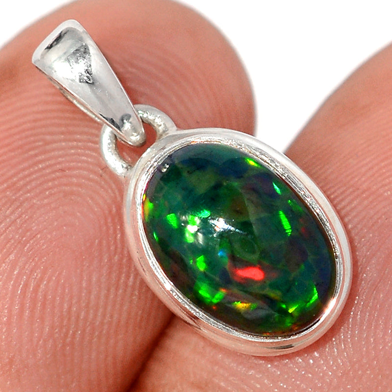 0.8" Chalama Black Opal Pendants - CBOP682