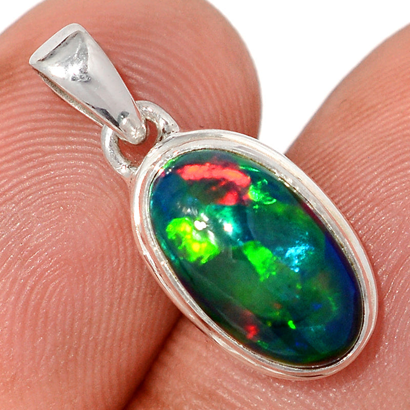 0.8" Chalama Black Opal Pendants - CBOP683