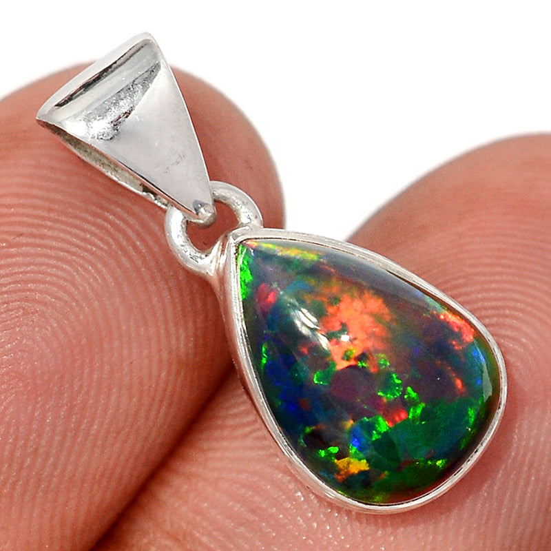 0.8" Chalama Black Opal Pendants - CBOP684