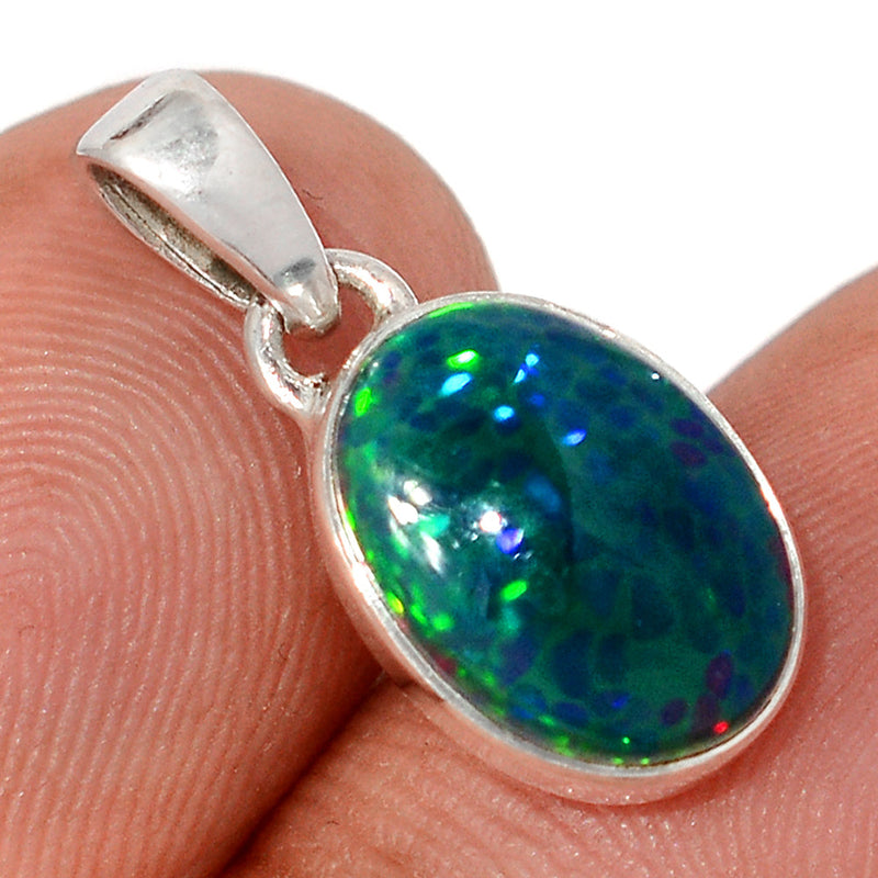0.7" Chalama Black Opal Pendants - CBOP685