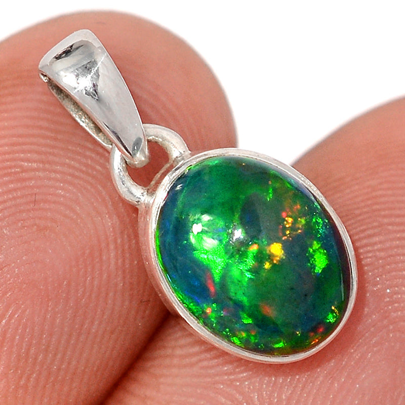 0.7" Chalama Black Opal Pendants - CBOP686