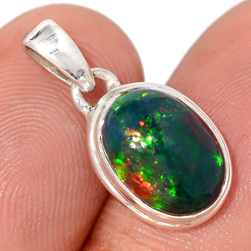 0.8" Chalama Black Opal Pendants - CBOP691