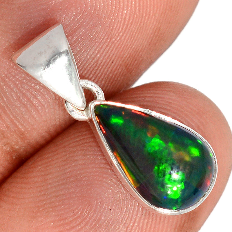 0.8" Chalama Black Opal Pendants - CBOP696