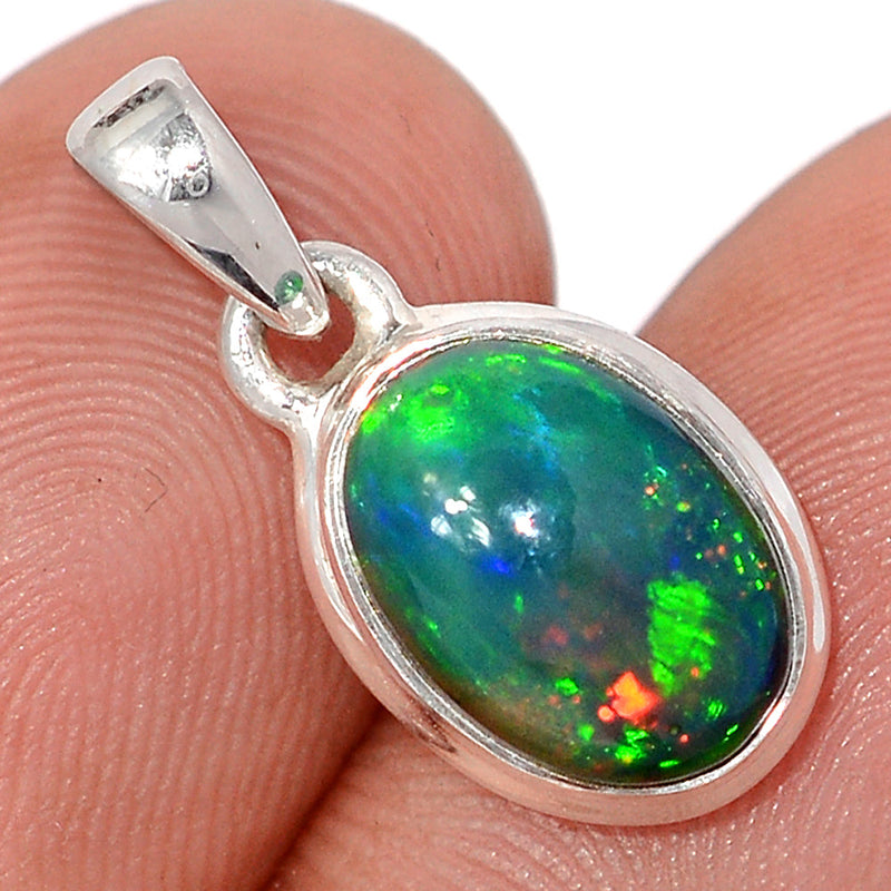 0.8" Chalama Black Opal Pendants - CBOP706