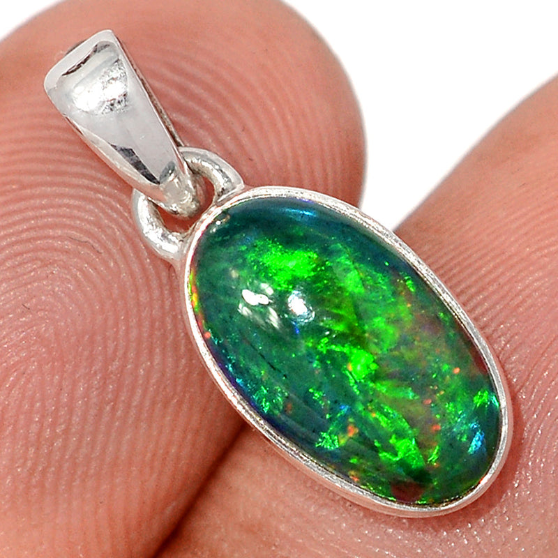 0.8" Chalama Black Opal Pendants - CBOP712