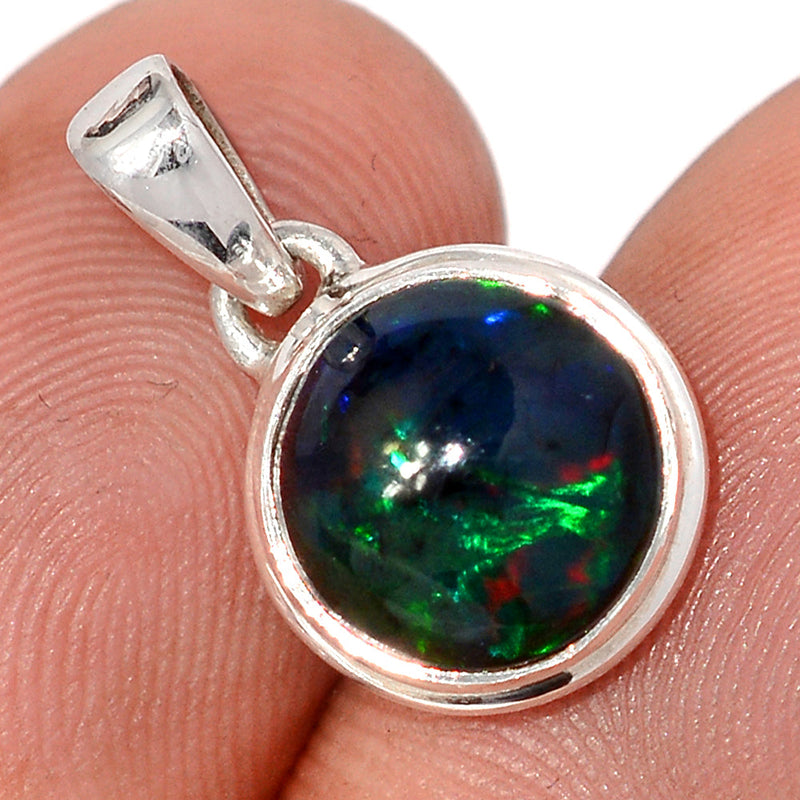 0.7" Chalama Black Opal Pendants - CBOP714