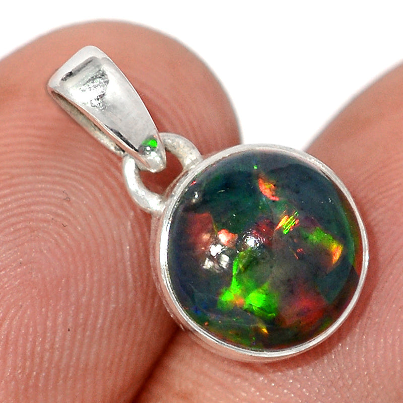 0.7" Chalama Black Opal Pendants - CBOP718