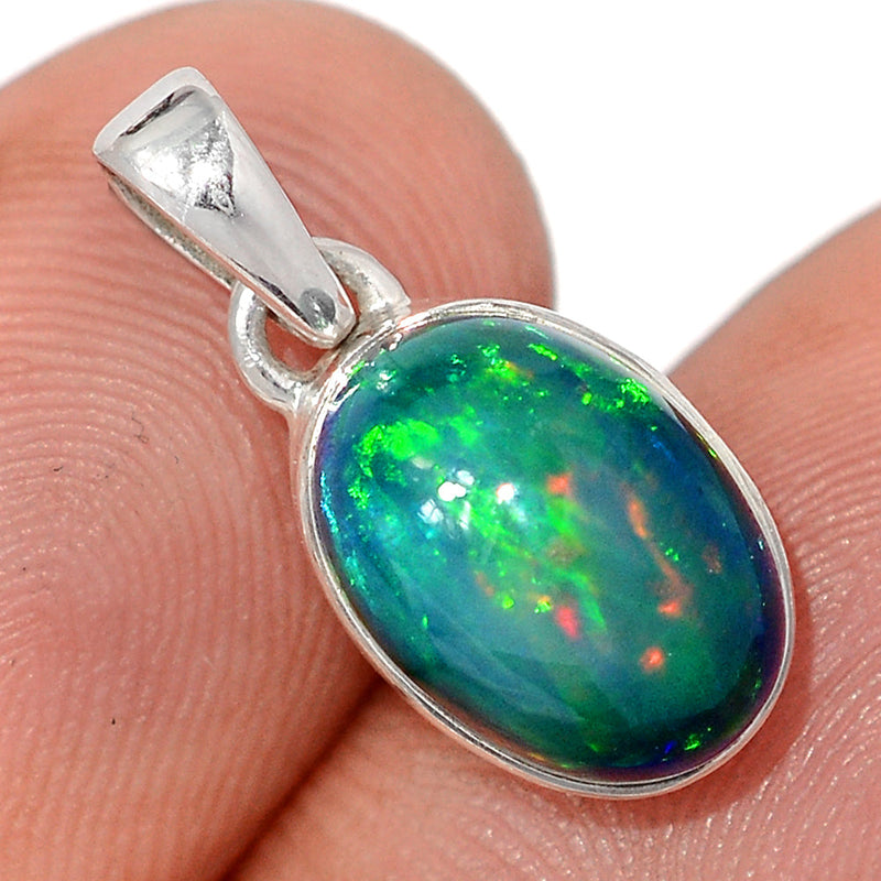 0.7" Chalama Black Opal Pendants - CBOP720