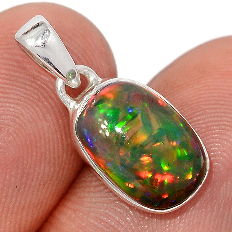 0.8" Chalama Black Opal Pendants - CBOP724