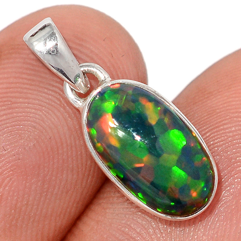 0.8" Chalama Black Opal Pendants - CBOP728
