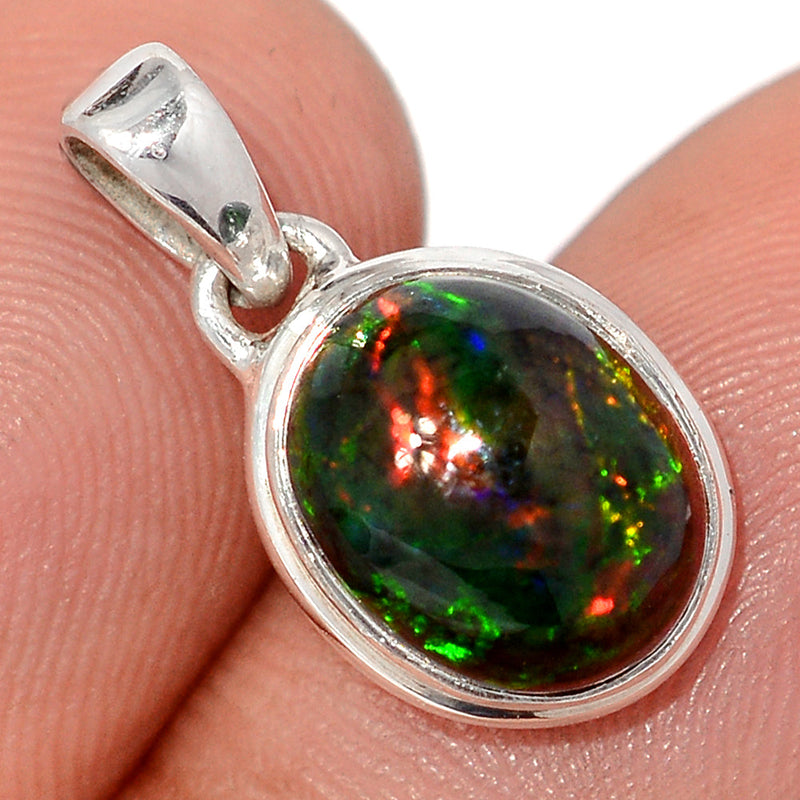 0.7" Chalama Black Opal Pendants - CBOP730