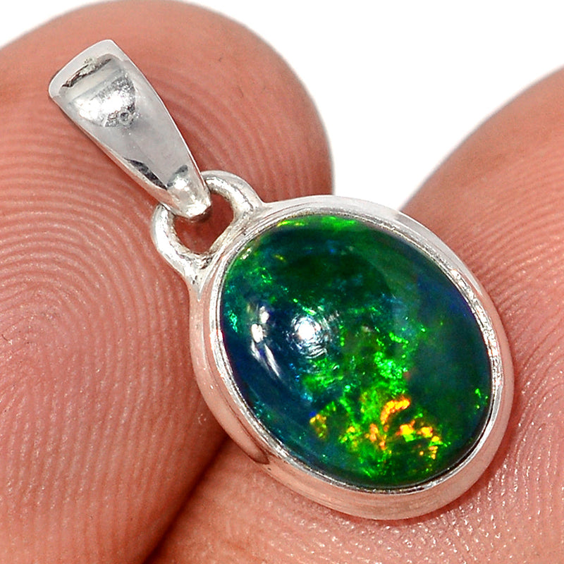 0.7" Chalama Black Opal Pendants - CBOP731