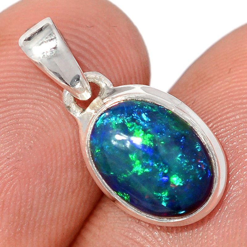 0.7" Chalama Black Opal Pendants - CBOP733