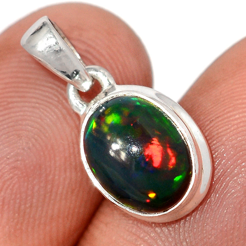 0.7" Chalama Black Opal Pendants - CBOP734