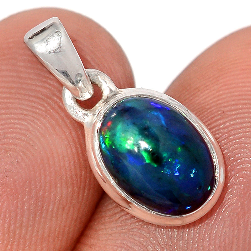 0.7" Chalama Black Opal Pendants - CBOP735
