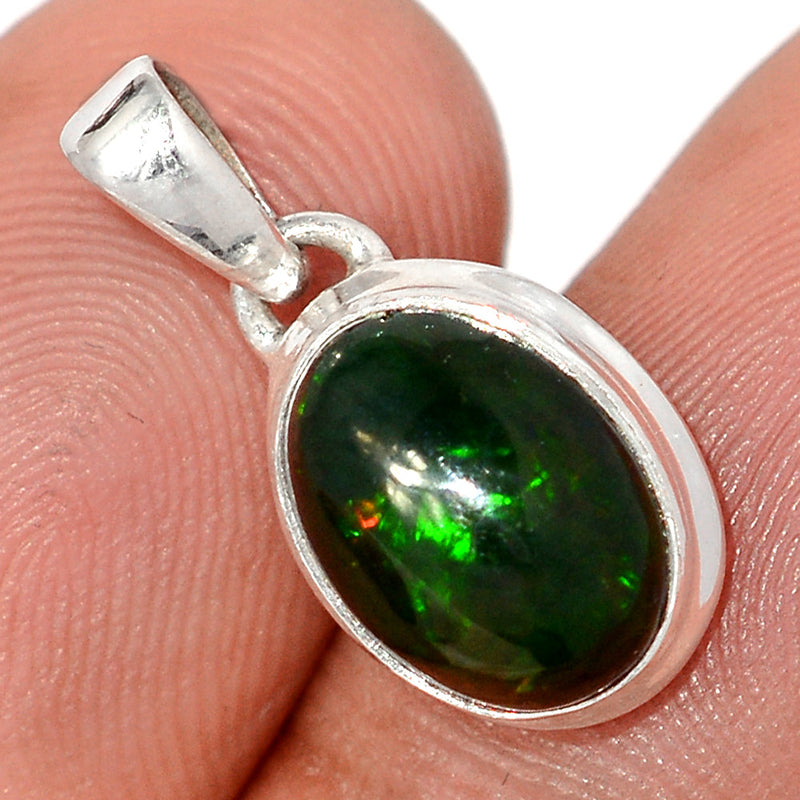 0.7" Chalama Black Opal Pendants - CBOP740