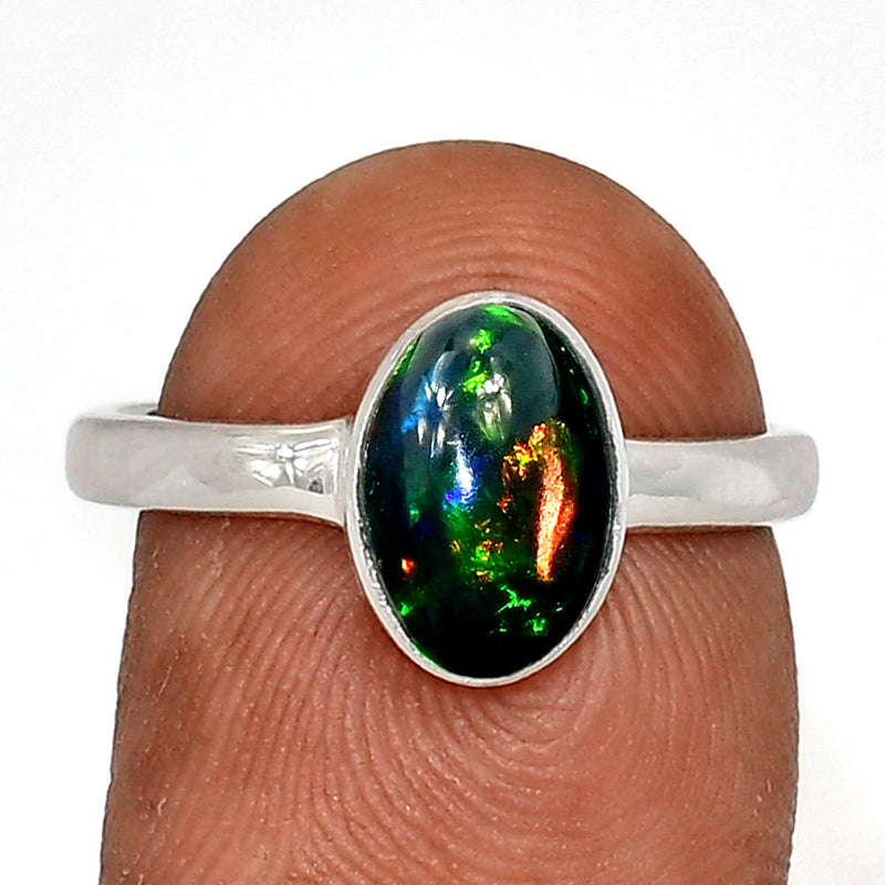 Chalama Black Opal Ring - CBOR374