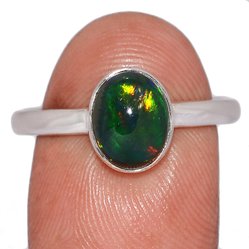 Chalama Black Opal Ring - CBOR407