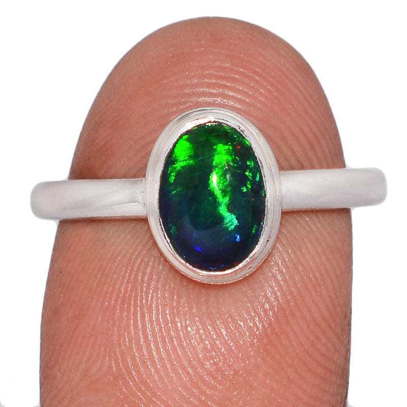 Chalama Black Opal Ring - CBOR409