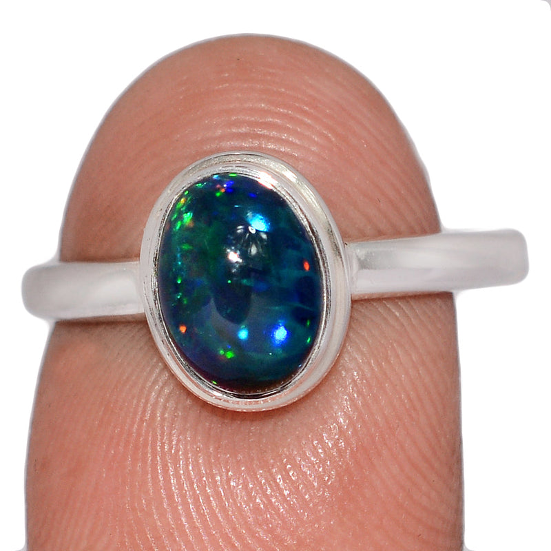 Chalama Black Opal Ring - CBOR419