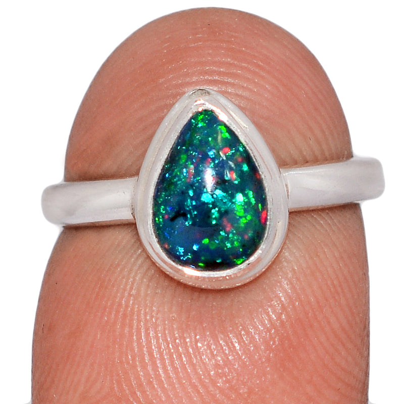 Chalama Black Opal Ring - CBOR420