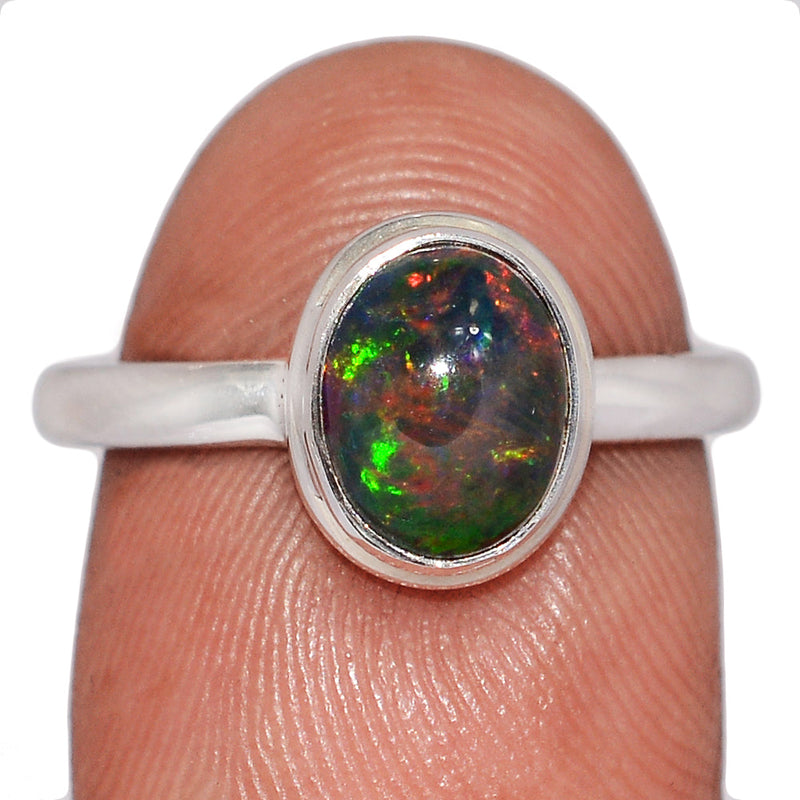 Chalama Black Opal Ring - CBOR423