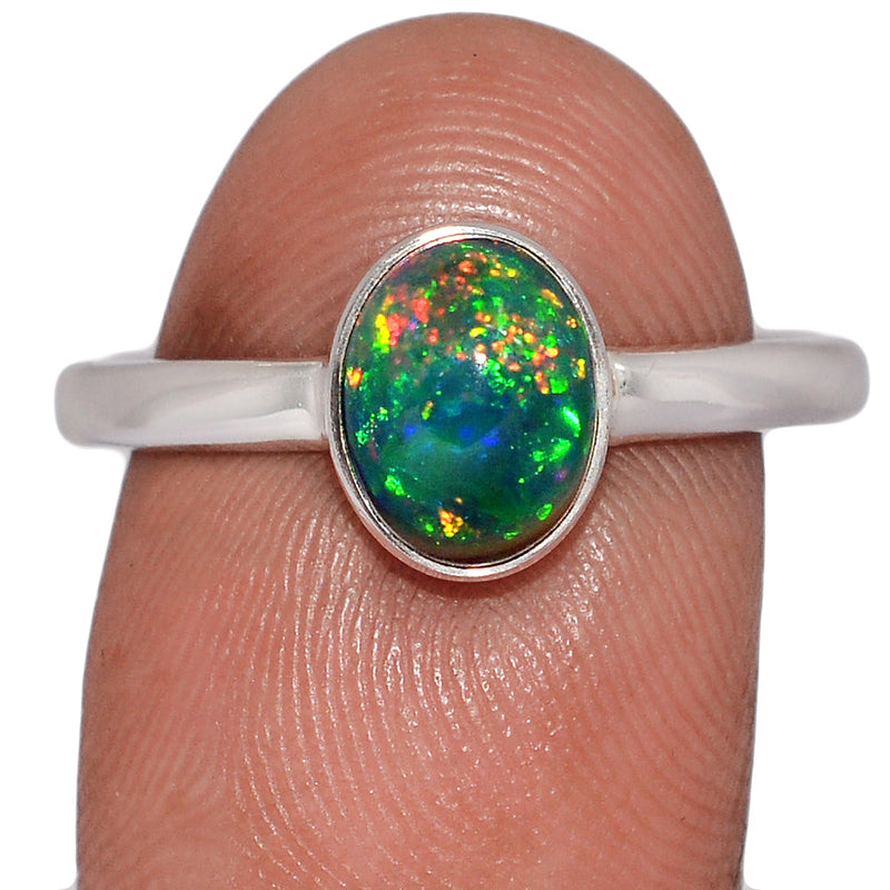 Chalama Black Opal Ring - CBOR426