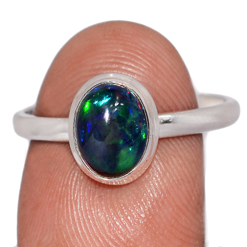 Chalama Black Opal Ring - CBOR440