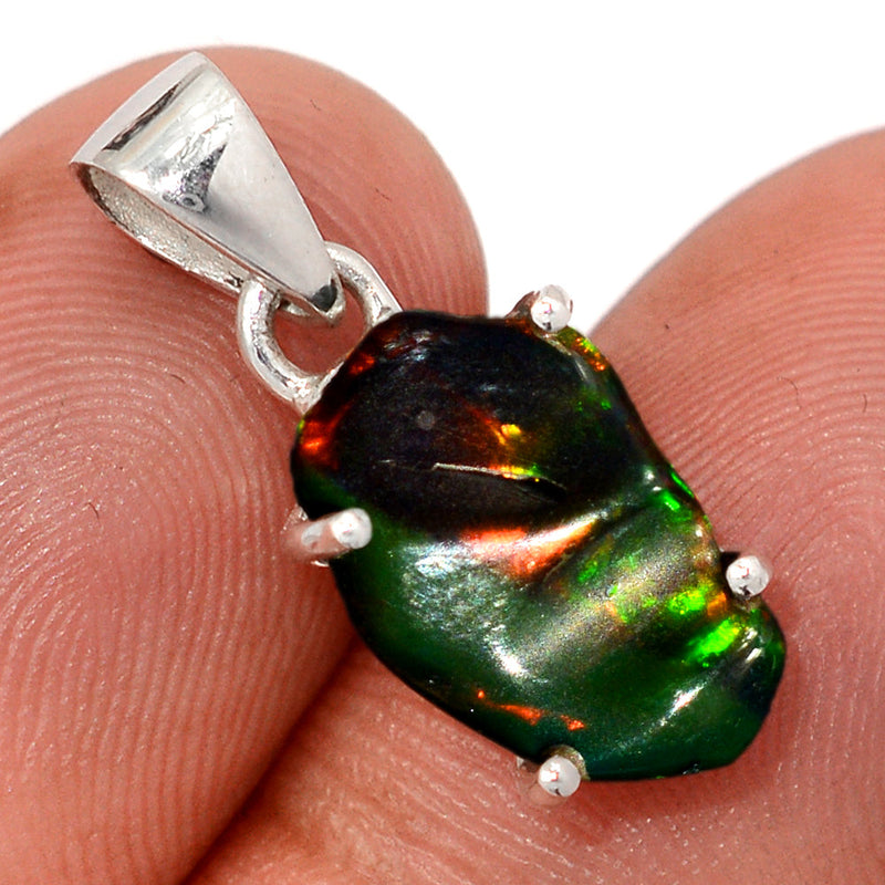 1" Claw - Chalama Black Opal Polish Rough Pendants - CBRP13