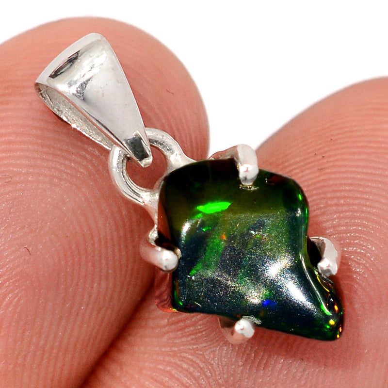 1" Claw - Chalama Black Opal Polish Rough Pendants - CBRP21