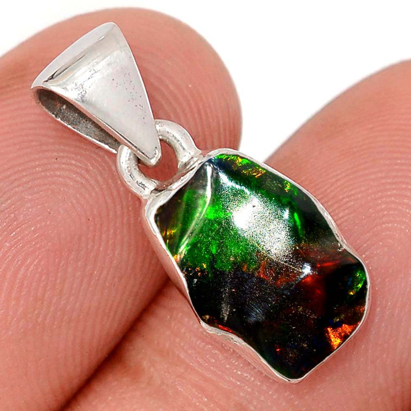 0.8" Chalama Black Opal Rough Pendants - CBRP38