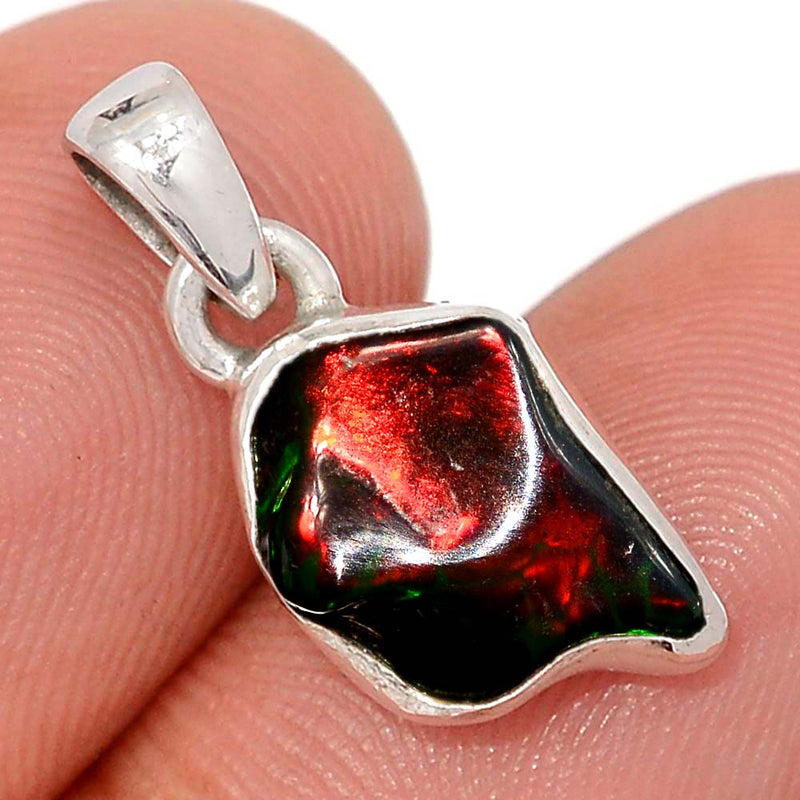 0.8" Chalama Black Opal Rough Pendants - CBRP51