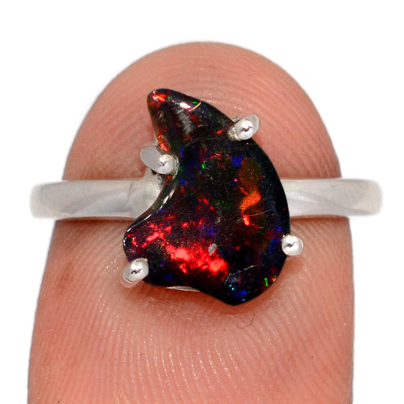Claw - Chalama Black Opal Polish Rough Ring - CBRR17
