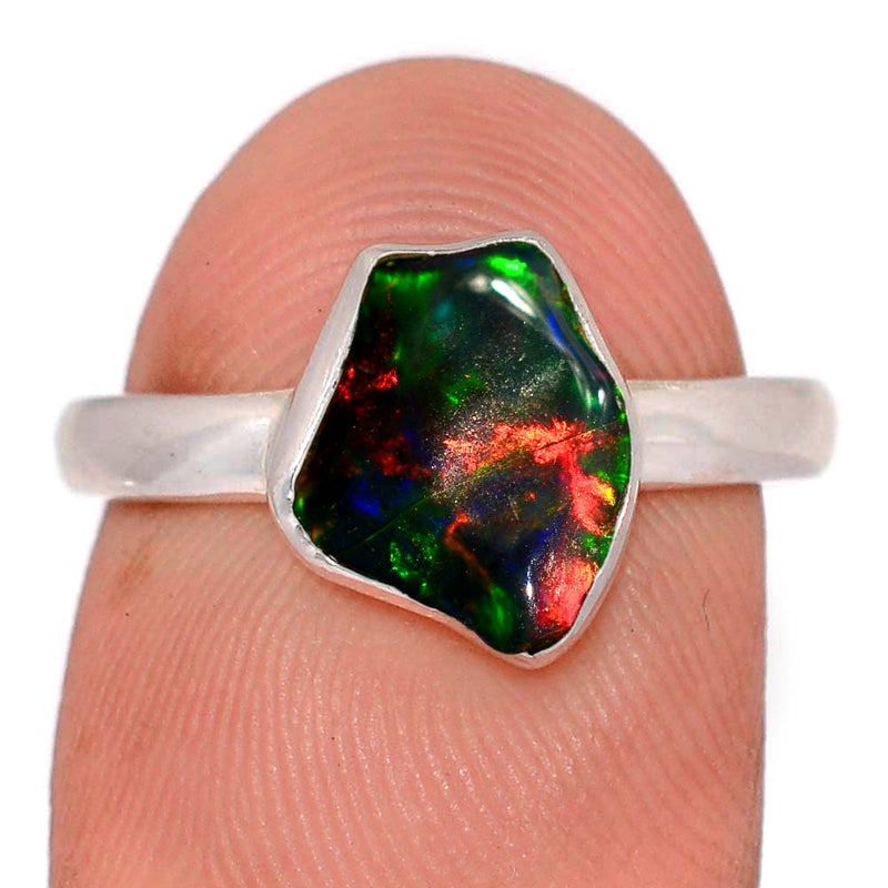 Chalama Black Opal Rough Ring - CBRR35