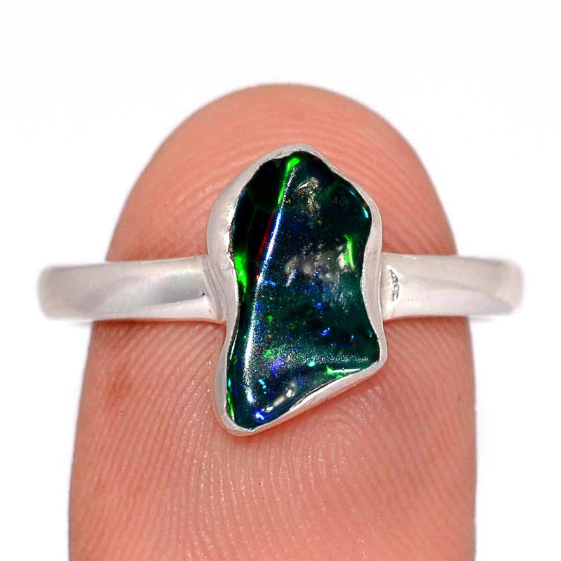 Chalama Black Opal Rough Ring - CBRR36