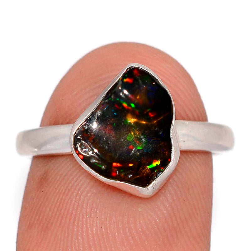 Chalama Black Opal Rough Ring - CBRR47