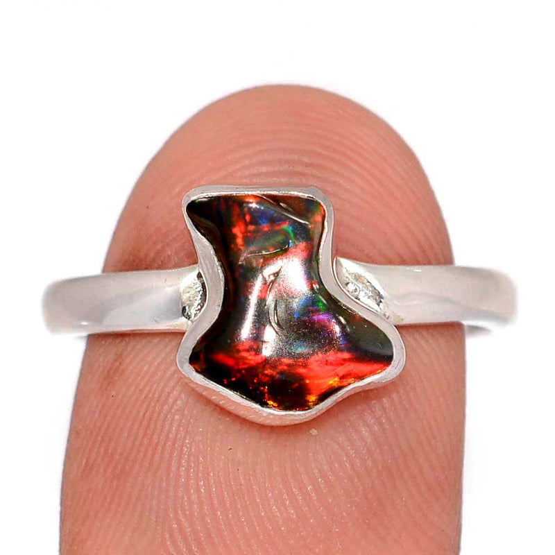 Chalama Black Opal Rough Ring - CBRR49