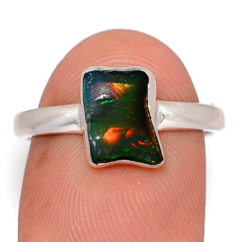 Chalama Black Opal Rough Ring - CBRR55