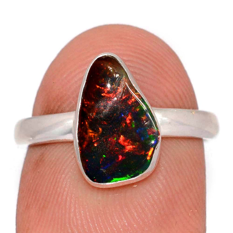 Chalama Black Opal Rough Ring - CBRR57