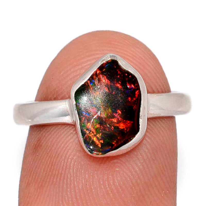 Chalama Black Opal Rough Ring - CBRR58